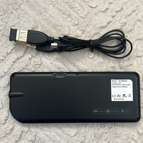 Rii mini - mini wireless keyboard mouse presenter combo with laser pointer 2.4g - Picture 14 of 16